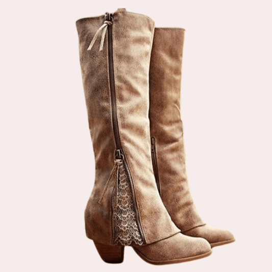 Cressida - Lace Rider Boots