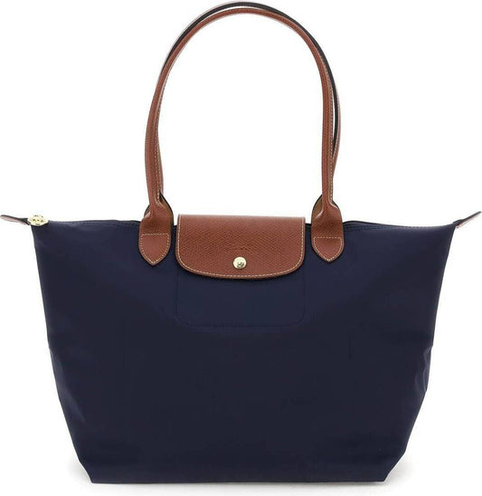 Longchamp - Large Le Pliage Tote, Navy Blue